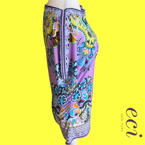 Women's Multicolor Printed Blouse - Picture 7 of 9